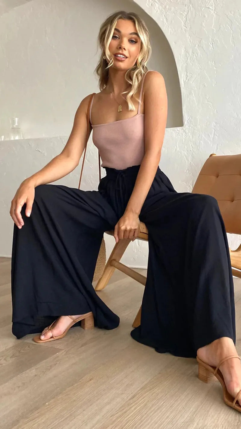 Riviera Wide-Leg Pants