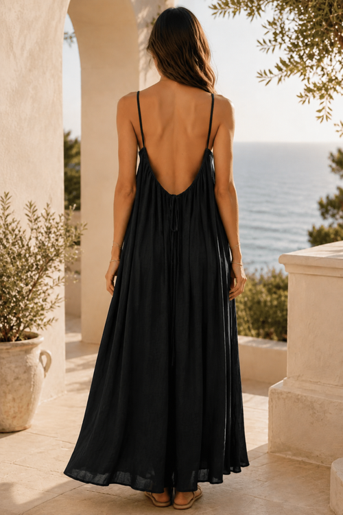 Backless Maxi Dress