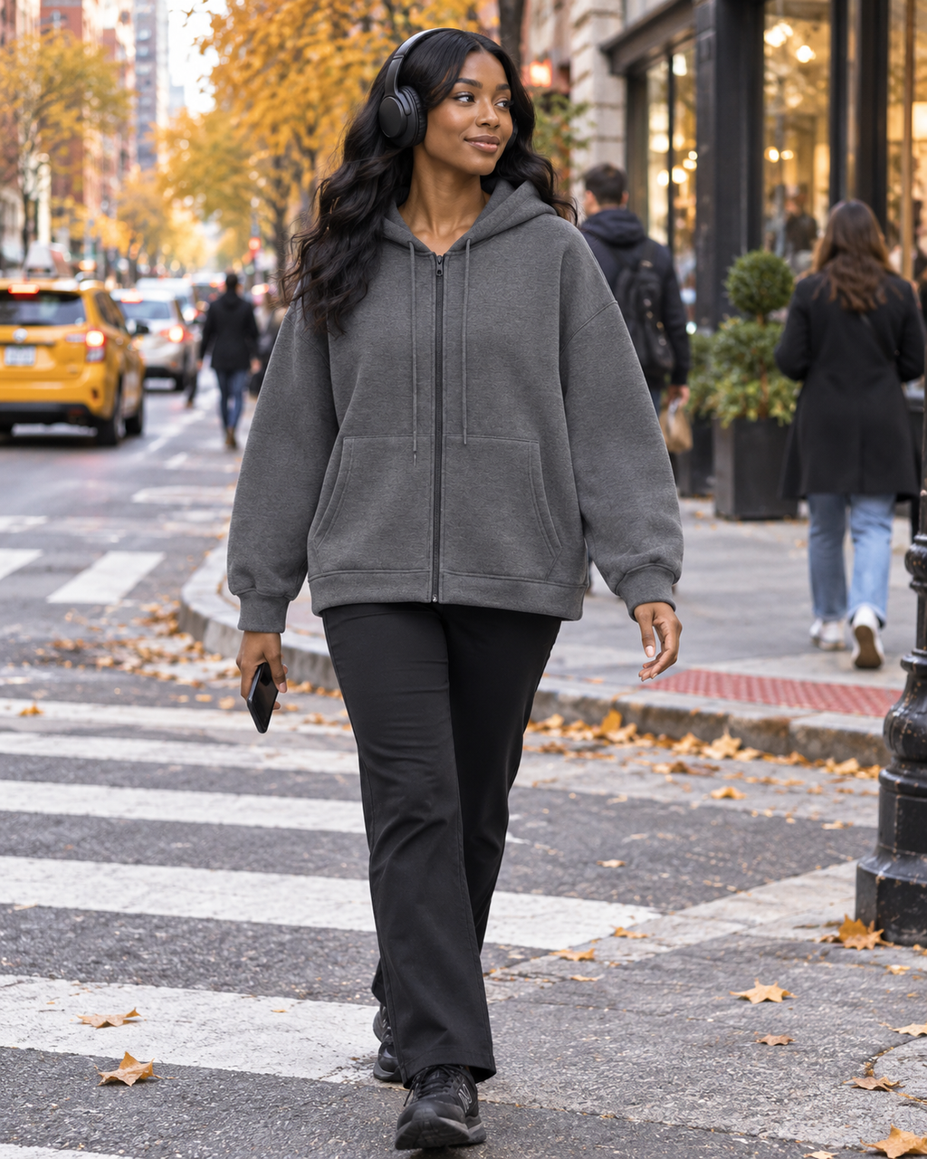 Oversized Hooded Jacket