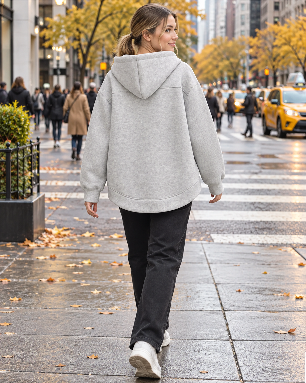 Oversized Hooded Jacket