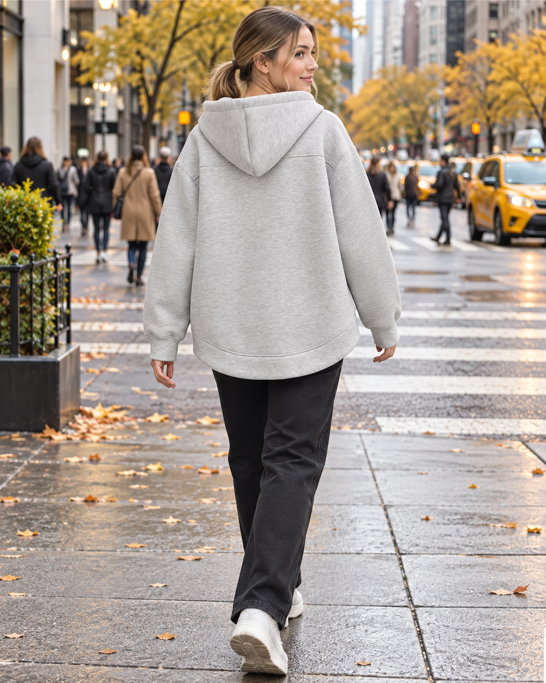 Oversized Hooded Jacket
